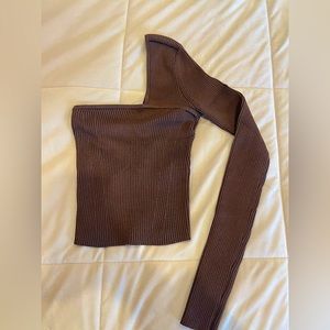 Abercrombie one shoulder top